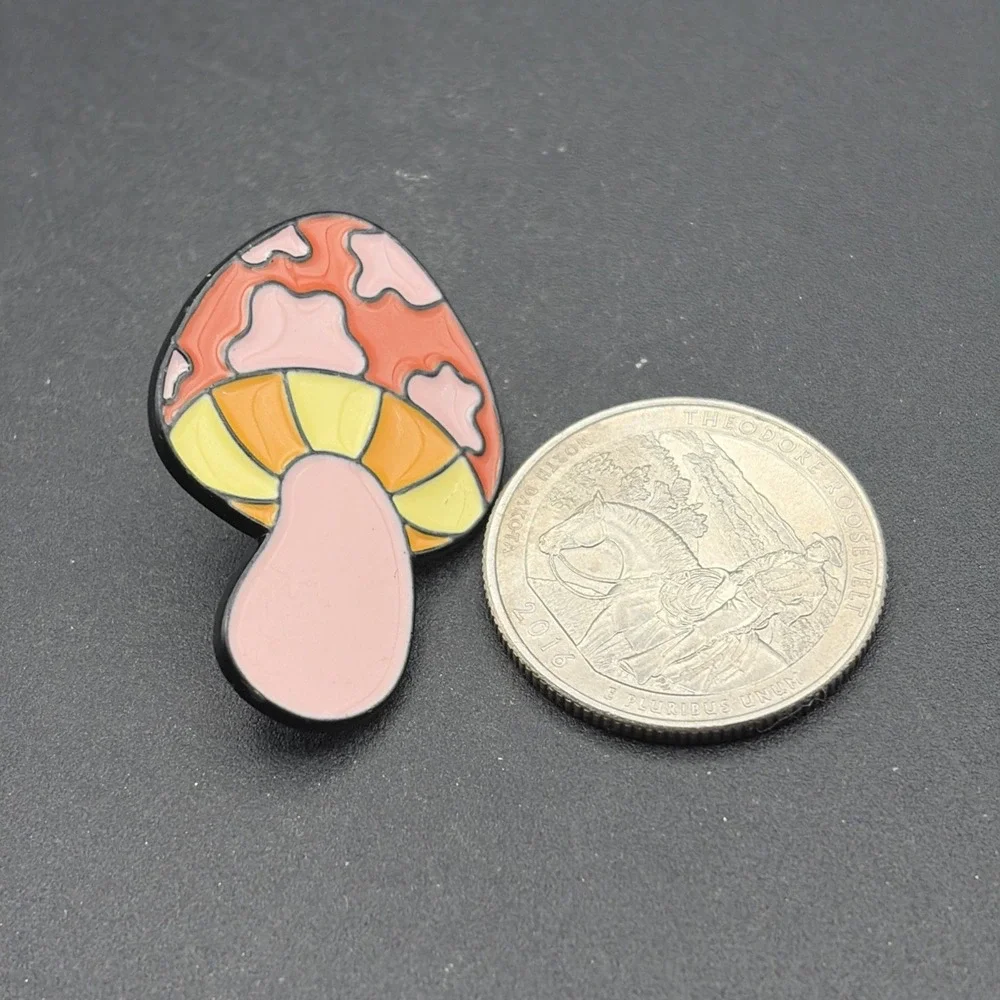 Cartoon‎ Mushroom Lapel Hat Pin